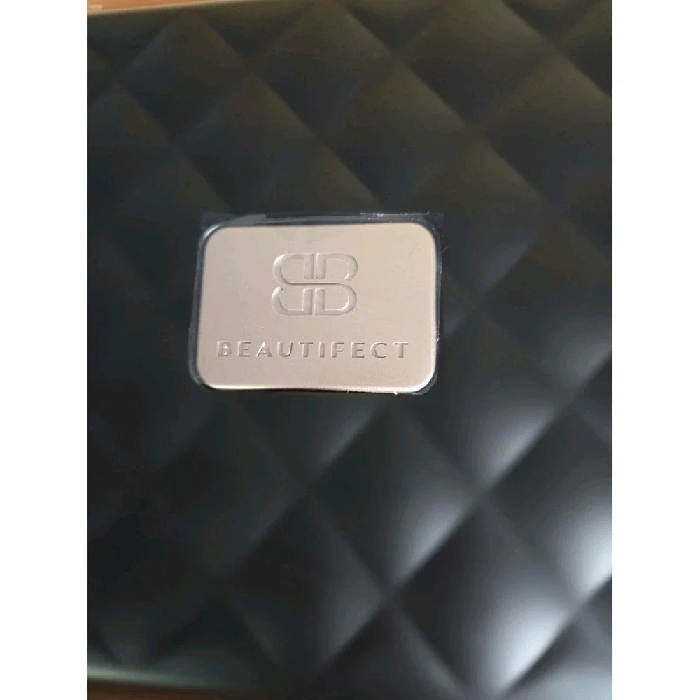Beautifect Matte Black Rose Gold Lighted Makeup Box Gift‎ Box Cosmetic Travel